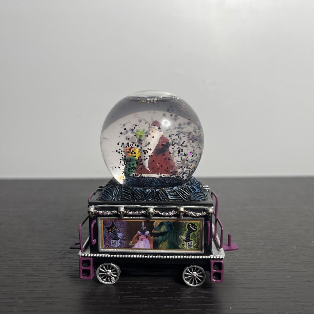 Bradford Nightmare Before Christmas Halloween Glitterglobe Train Sandy Claws